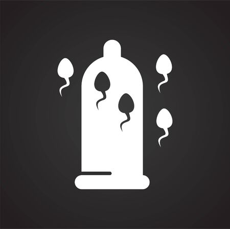 Reproduction related icon on background for graphic and web design. Simple illustration. Internet concept symbol for website button or mobile appのイラスト素材
