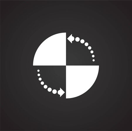 Loading related icon on background for graphic and web design. Simple illustration. Internet concept symbol for website button or mobile appのイラスト素材