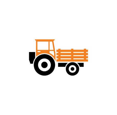 Heavy vehicle related icon on background for graphic and web design. Simple illustration. Internet concept symbol for website button or mobile appのイラスト素材