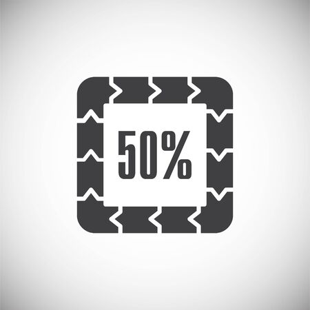 Loading related icon on background for graphic and web design. Simple illustration. Internet concept symbol for website button or mobile appのイラスト素材