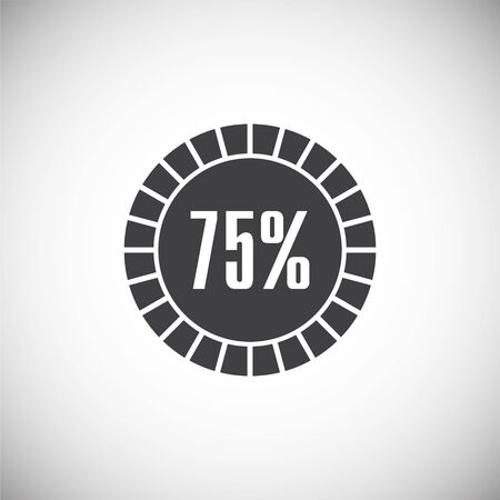 Loading related icon on background for graphic and web design. Simple illustration. Internet concept symbol for website button or mobile appのイラスト素材
