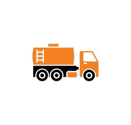 Heavy vehicle related icon on background for graphic and web design. Simple illustration. Internet concept symbol for website button or mobile appのイラスト素材