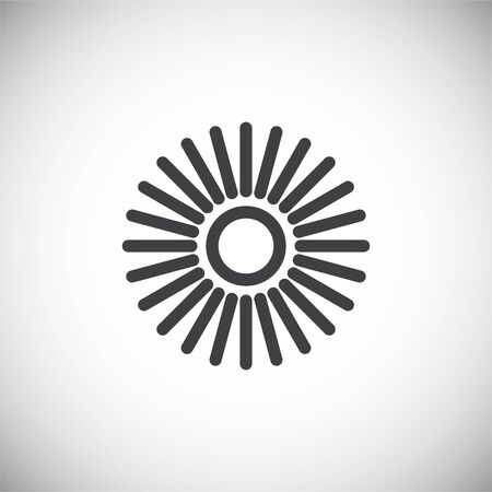 Loading related icon on background for graphic and web design. Simple illustration. Internet concept symbol for website button or mobile appのイラスト素材