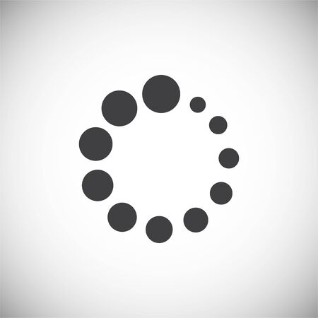 Loading related icon on background for graphic and web design. Simple illustration. Internet concept symbol for website button or mobile appのイラスト素材