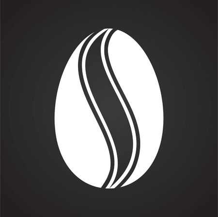 Egg related icon on background for graphic and web design. Simple illustration. Internet concept symbol for website button or mobile appのイラスト素材