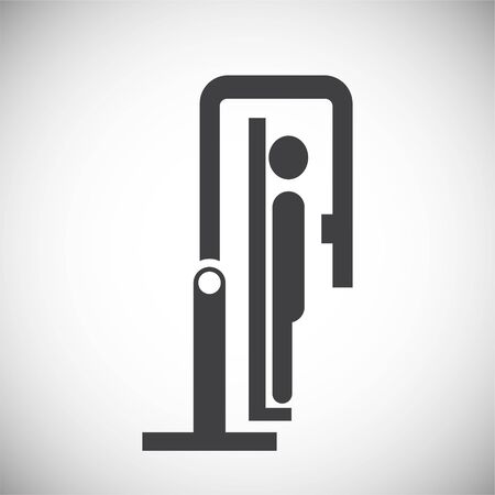 Human scanning related icon on background for graphic and web design. Simple illustration. Internet concept symbol for website button or mobile appのイラスト素材