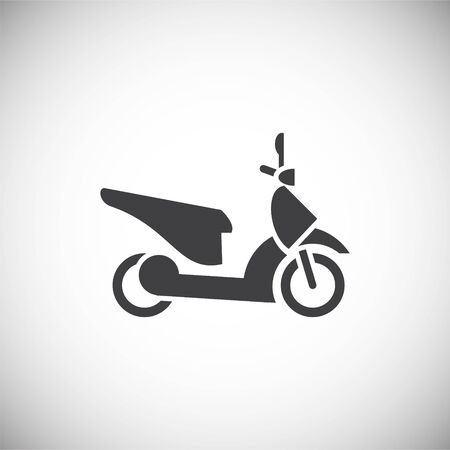 motorcycle related icon on background for graphic and web design. Simple illustration. Internet concept symbol for website button or mobile appのイラスト素材
