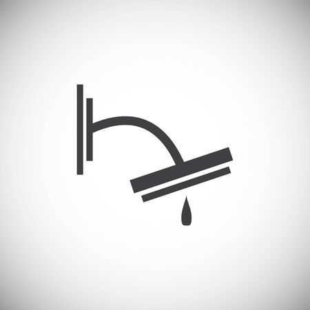 Faucet related icon on background for graphic and web design. Simple illustration. Internet concept symbol for website button or mobile appのイラスト素材