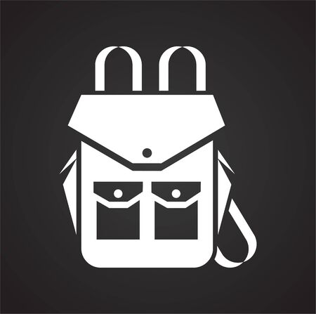 Case icon on background for graphic and web design. Simple vector sign. Internet concept symbol for website button or mobile appのイラスト素材
