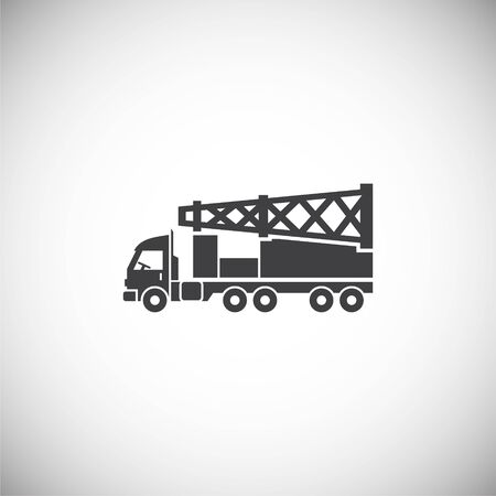 Oil rig related icon on background for graphic and web design. Simple illustration. Internet concept symbol for website button or mobile appのイラスト素材