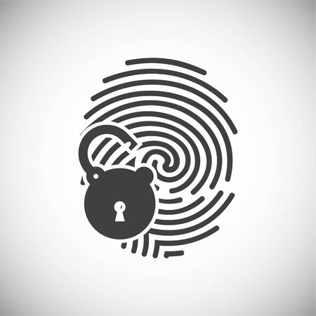 Smart lock icon on background for graphic and web design. Simple illustration. Internet concept symbol for website button or mobile appのイラスト素材