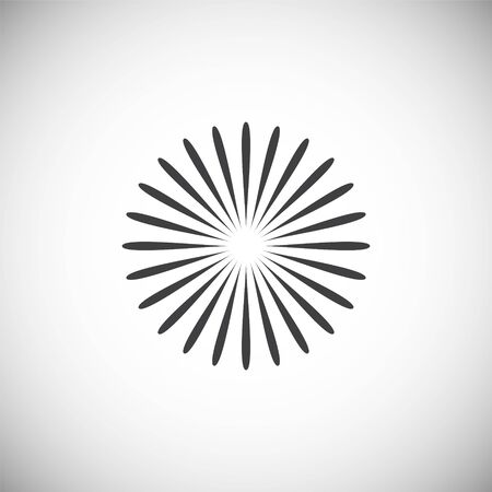 Firework related icon on background for graphic and web design. Simple illustration. Internet concept symbol for website button or mobile appのイラスト素材