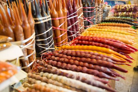 Photo of Georgian traditional sweets Churchkhelaの写真素材