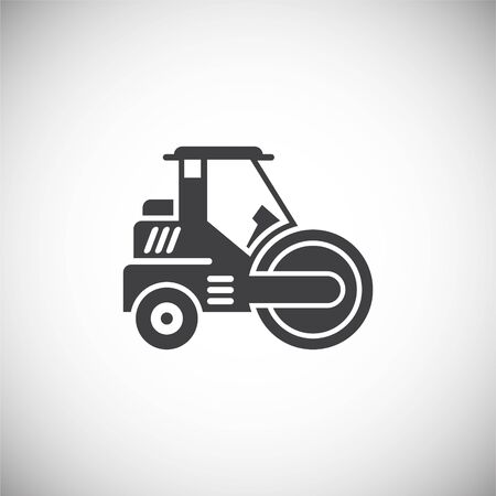 Heavy vehicle related icon on background for graphic and web design. Simple illustration. Internet concept symbol for website button or mobile appのイラスト素材