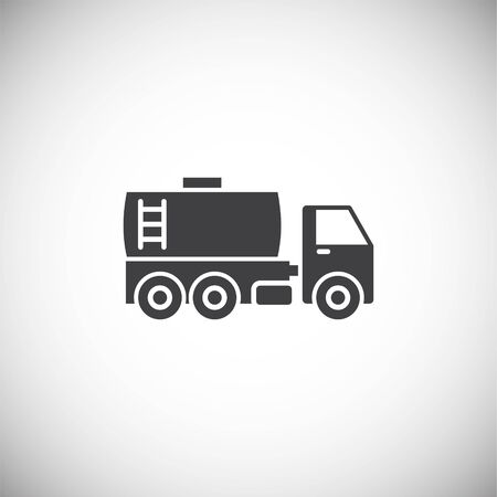 Heavy vehicle related icon on background for graphic and web design. Simple illustration. Internet concept symbol for website button or mobile appのイラスト素材