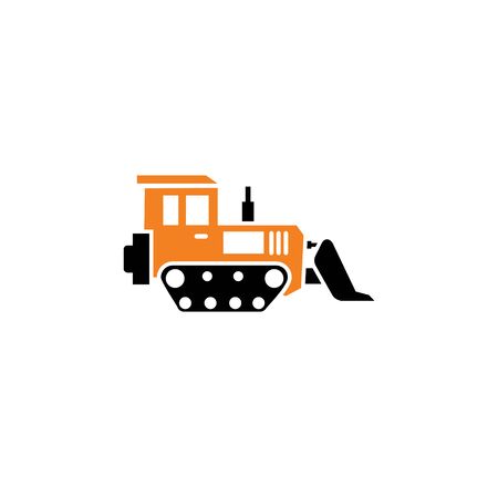 Heavy vehicle related icon on background for graphic and web design. Simple illustration. Internet concept symbol for website button or mobile appのイラスト素材
