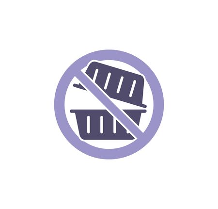 Plastic related icon on background for graphic and web design. Simple illustration. Internet concept symbol for website button or mobile appのイラスト素材