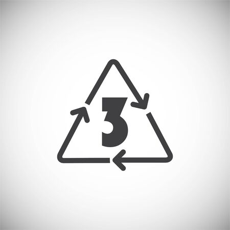 Plastic related icon on background for graphic and web design. Simple illustration. Internet concept symbol for website button or mobile appのイラスト素材