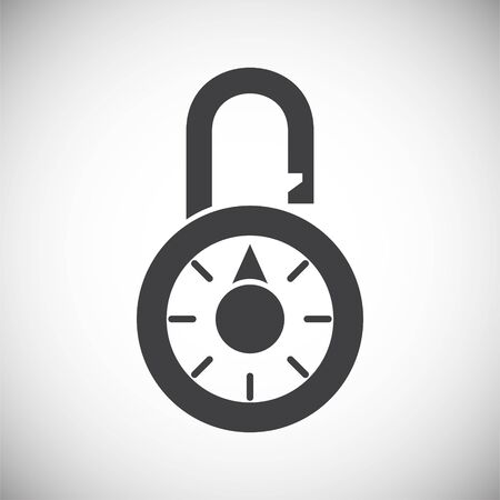 Smart lock icon on background for graphic and web design. Simple illustration. Internet concept symbol for website button or mobile appのイラスト素材
