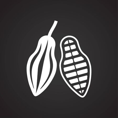 Nut related icon on background for graphic and web design. Simple illustration. Internet concept symbol for website button or mobile appのイラスト素材