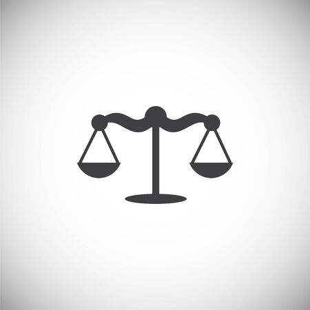 Scale related icon on background for graphic and web design. Simple illustration. Internet concept symbol for website button or mobile appのイラスト素材