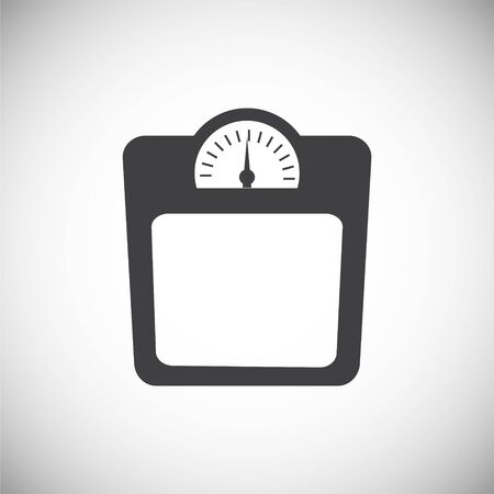 Scale related icon on background for graphic and web design. Simple illustration. Internet concept symbol for website button or mobile appのイラスト素材
