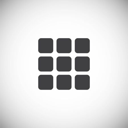 Option button icon on background for graphic and web design. Simple illustration. Internet concept symbol for website button or mobile appのイラスト素材