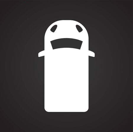 Car top view icon on background for graphic and web design. Simple illustration. Internet concept symbol for website button or mobile appのイラスト素材