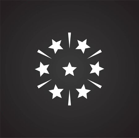 Sparkle icon on background for graphic and web design. Simple illustration. Internet concept symbol for website button or mobile appのイラスト素材