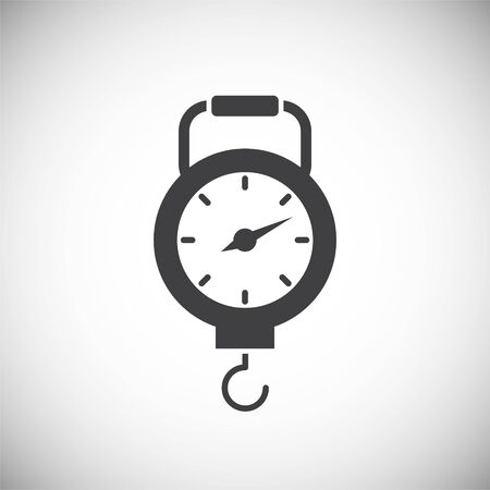 Measuring tool icon on background for graphic and web design. Simple illustration. Internet concept symbol for website button or mobile appのイラスト素材