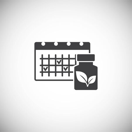 Diet related icon on background for graphic and web design. Simple illustration. Internet concept symbol for website button or mobile appのイラスト素材