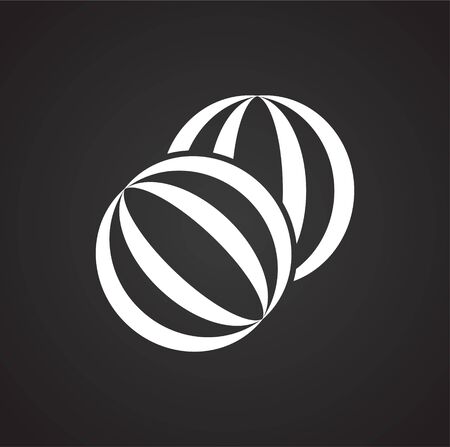 Circus related icon on background for graphic and web design. Simple illustration. Internet concept symbol for website button or mobile appのイラスト素材