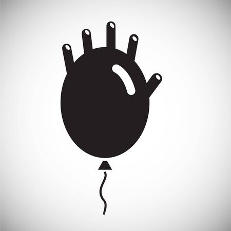 Ballon icon on background for graphic and web design. Simple vector sign. Internet concept symbol for website button or mobile appのイラスト素材