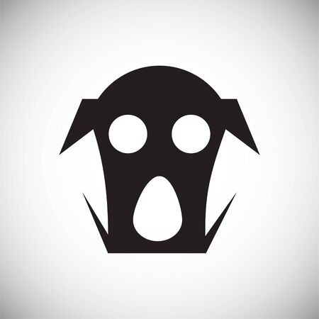 Masks icon on background for graphic and web design. Simple vector sign. Internet concept symbol for website button or mobile appのイラスト素材