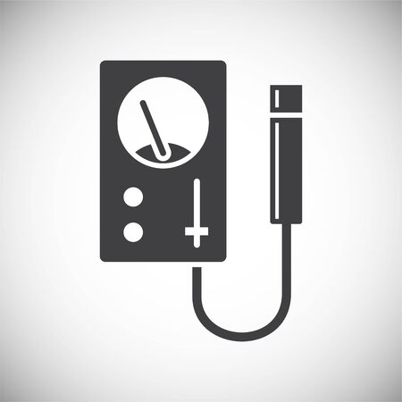 Radiation related icon on background for graphic and web design. Simple illustration. Internet concept symbol for website button or mobile appのイラスト素材
