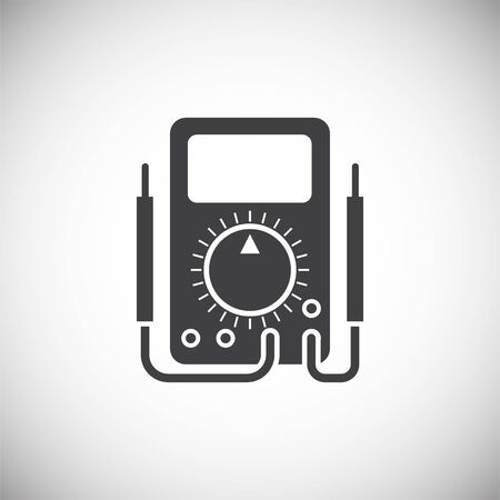 Measuring tool icon on background for graphic and web design. Simple illustration. Internet concept symbol for website button or mobile appのイラスト素材