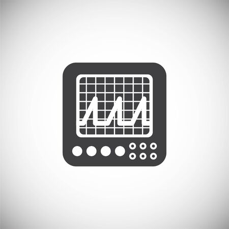 Measuring tool icon on background for graphic and web design. Simple illustration. Internet concept symbol for website button or mobile appのイラスト素材