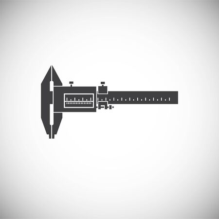 Measuring tool icon on background for graphic and web design. Simple illustration. Internet concept symbol for website button or mobile appのイラスト素材