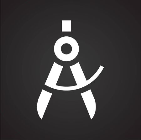 School related icon on background for graphic and web design. Simple illustration. Internet concept symbol for website button or mobile appのイラスト素材