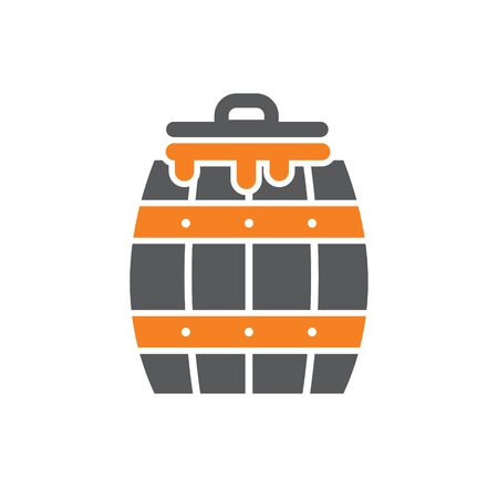 Beekeeping related icon on background for graphic and web design. Simple illustration. Internet concept symbol for website button or mobile appのイラスト素材