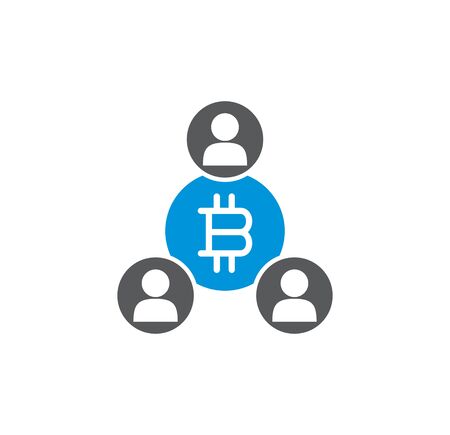 Financial technologie related icon on background for graphic and web design. Simple illustration. Internet concept symbol for website button or mobile appのイラスト素材