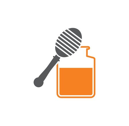 Beekeeping related icon on background for graphic and web design. Simple illustration. Internet concept symbol for website button or mobile appのイラスト素材