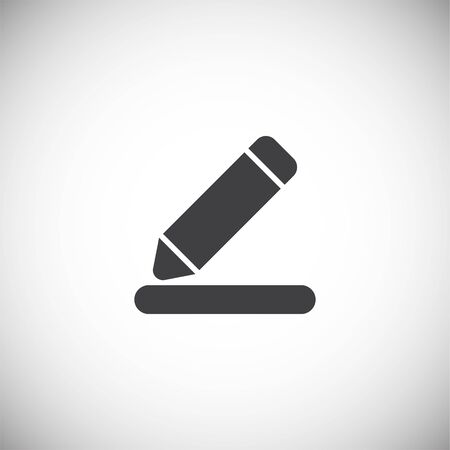 Option button icon on background for graphic and web design. Simple illustration. Internet concept symbol for website button or mobile appのイラスト素材