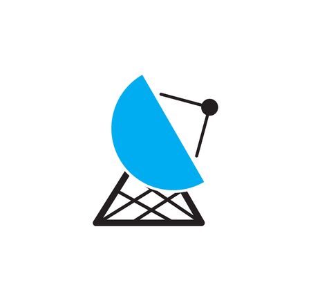 Antenna related icon on background for graphic and web design. Simple illustration. Internet concept symbol for website button or mobile app.のイラスト素材