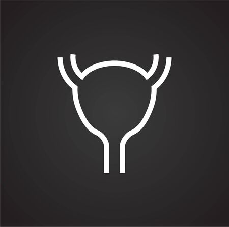 Human organ icon on background for graphic and web design. Simple illustration. Internet concept symbol for website button or mobile appのイラスト素材