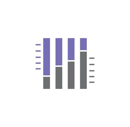 Infographics related icon on background for graphic and web design. Simple illustration. Internet concept symbol for website button or mobile appのイラスト素材