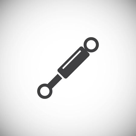 Car part related icon on background for graphic and web design. Simple illustration. Internet concept symbol for website button or mobile appのイラスト素材