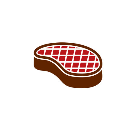 Steak related icons set on background for graphic and web design. Simple illustration. Internet concept symbol for website button or mobile appのイラスト素材