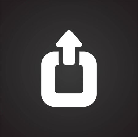Option button icon on background for graphic and web design. Simple illustration. Internet concept symbol for website button or mobile appのイラスト素材