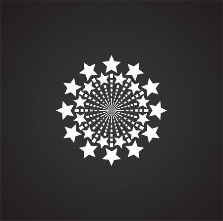 Sparkle icon on background for graphic and web design. Simple illustration. Internet concept symbol for website button or mobile appのイラスト素材
